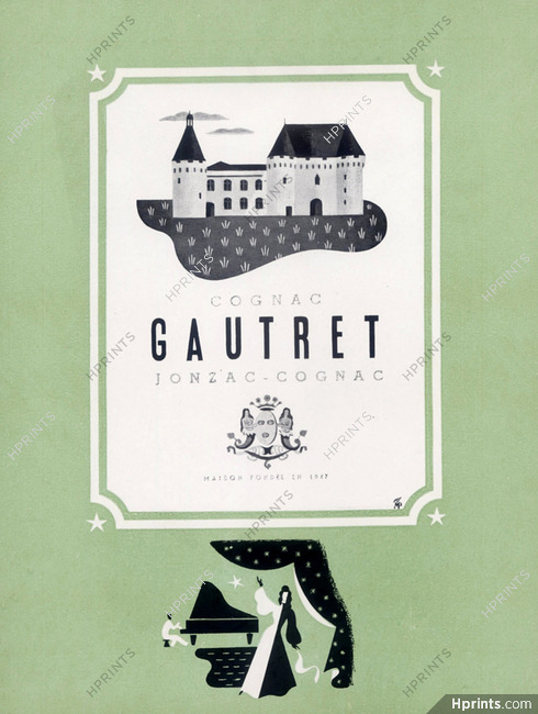 Gautret (Brandy, Cognac) 1943