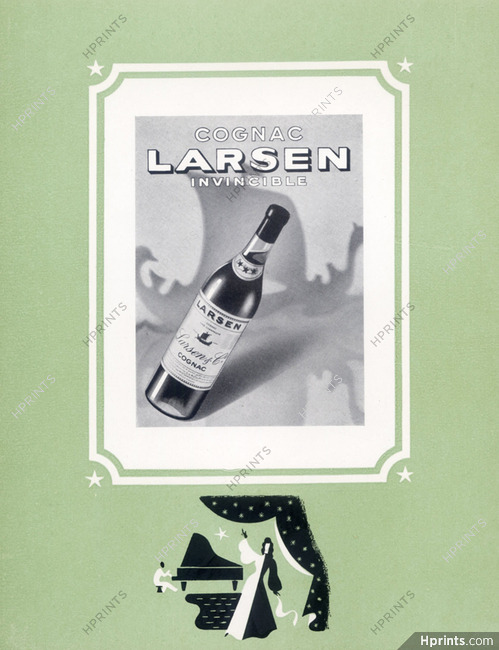 Larsen & Cie (Cognac, Drinks) 1943