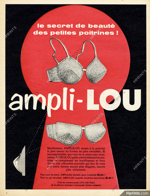 Lou (Lingerie) 1960 Ampli-Lou, Bra