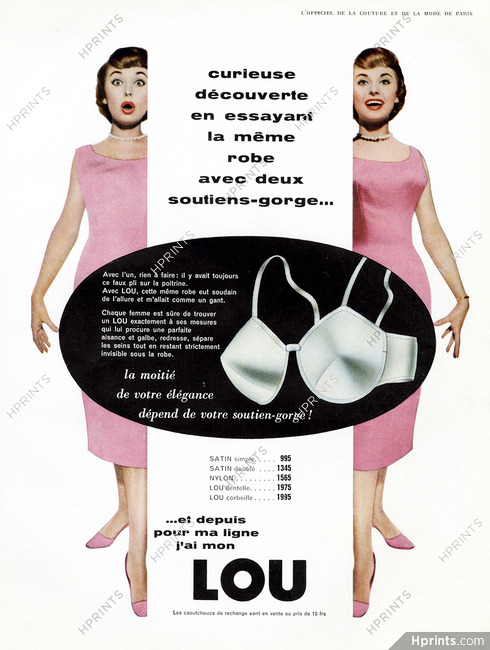 Lou (Lingerie) 1957 Bra
