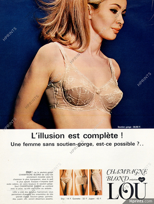 Lou 1967 "Champagne Blond" Brassiere