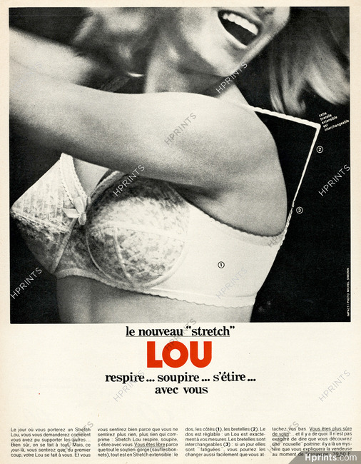 Lou (Lingerie) 1964 Photo Michel Simonin