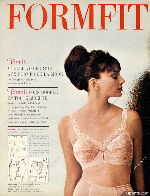 Formfit (Lingerie) 1965 Brassiere