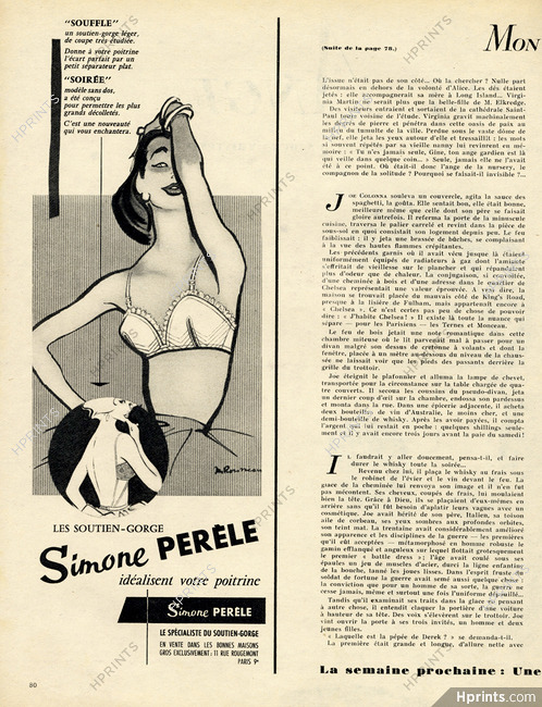 Simone Pérèle 1957 Bra, Rousseau