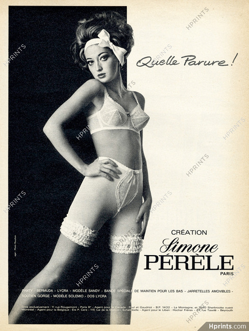 Simone Pérèle 1968 Pantie Girdle, Bra, Photo Rouchon (L)