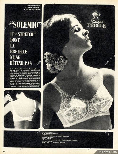 Simone Pérèle 1966 Bra Solemio