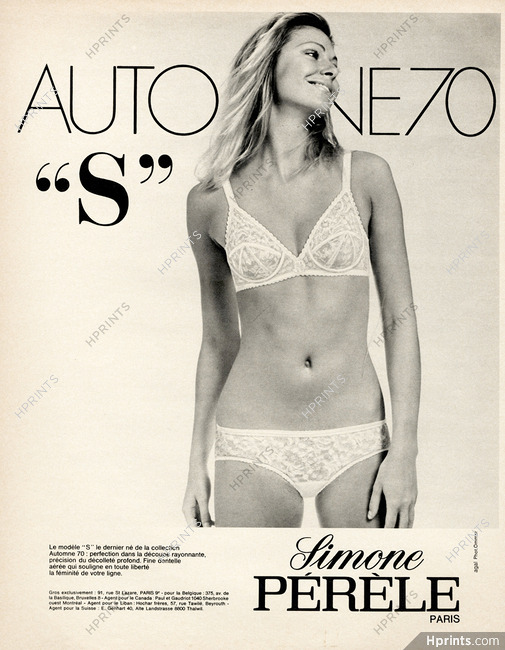 Simone Pérèle 1970 Bra "S", Photo Ommer