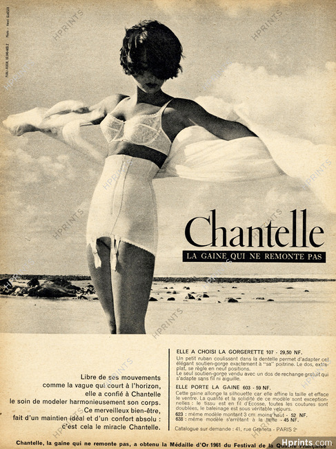 Chantelle 1961 Bra Girdle, Photo Henri Glaeser