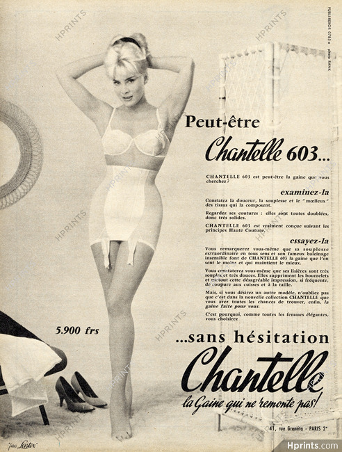 Chantelle 1959 Girdle 603, Photo Rank