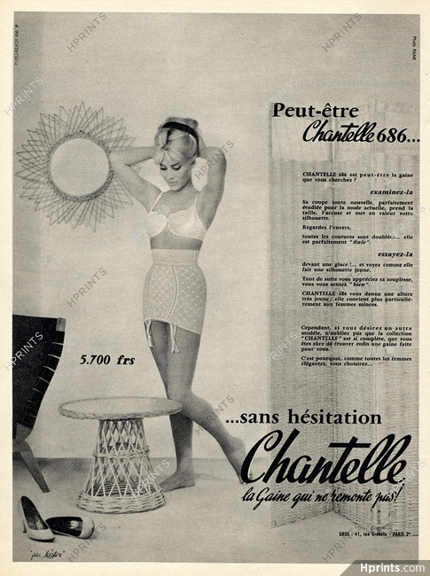 Chantelle 1967 Girdle — Advertisement