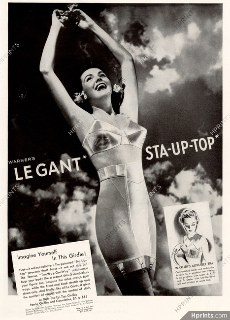 1961 SEXY WOMAN Wearing WARNER'S Double Play Girdle VINTAGE AD $13.99 -  PicClick