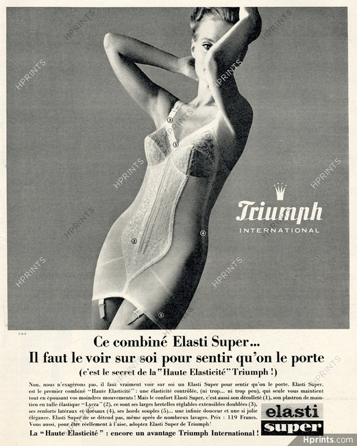 1993 - TRIUMPH - original magazine print AD women LINGERIE underwear BRA  briefs