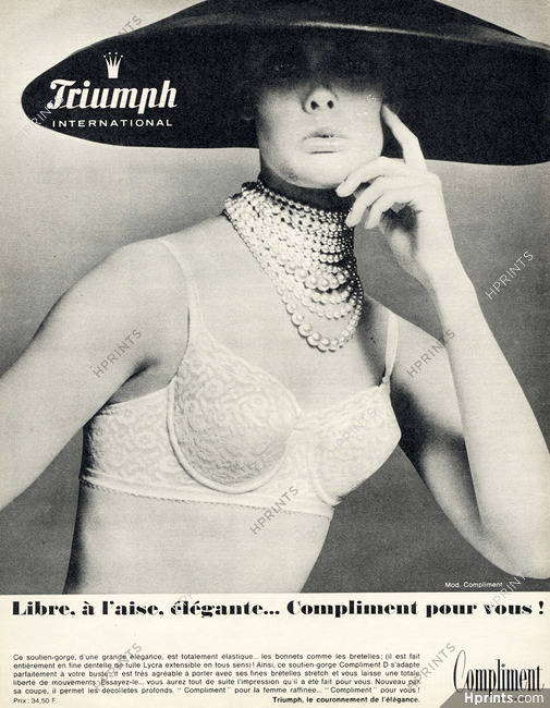toediening protest overschreden Triumph (Lingerie) 1965 Compliment — Advertisements
