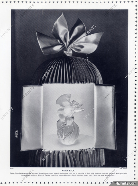 Nina Ricci (Perfumes) 1953 L'Air du Temps, Photo Schall