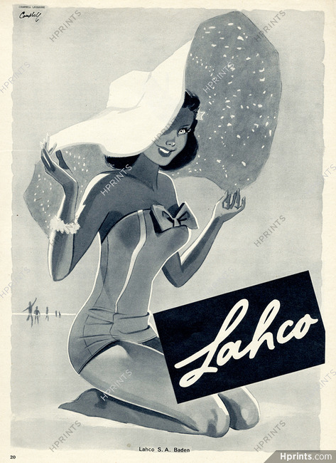 Lahco Swimwear 1957 Campbell