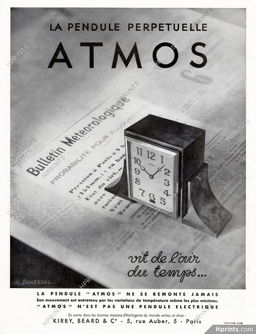 Atmos 1932 Photo R. Damerval