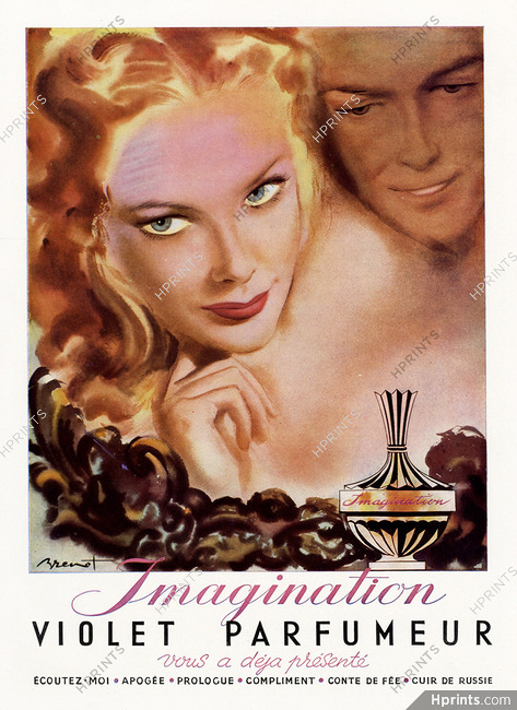 Violet (Perfumes) 1946 Imagination, Brénot (L)