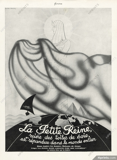 La Petite Reine (Silks) 1930 Egypt, Chatillon Mouly Roussel