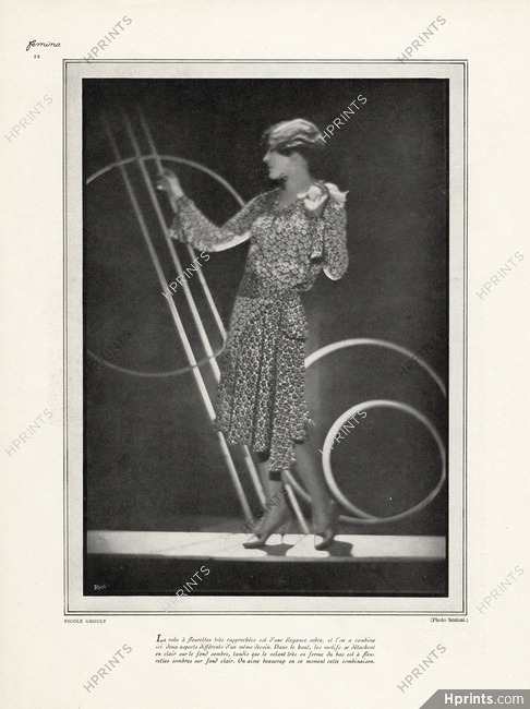 Nicole Groult 1928 Photo Scaioni, Fashion Photography