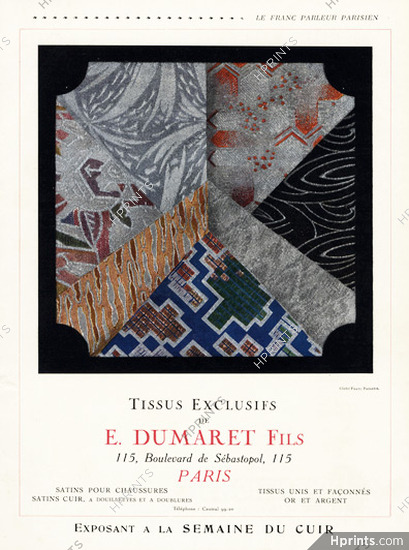 E. Dumaret Fils (Tissus) - 115 Bd de Sébastopol