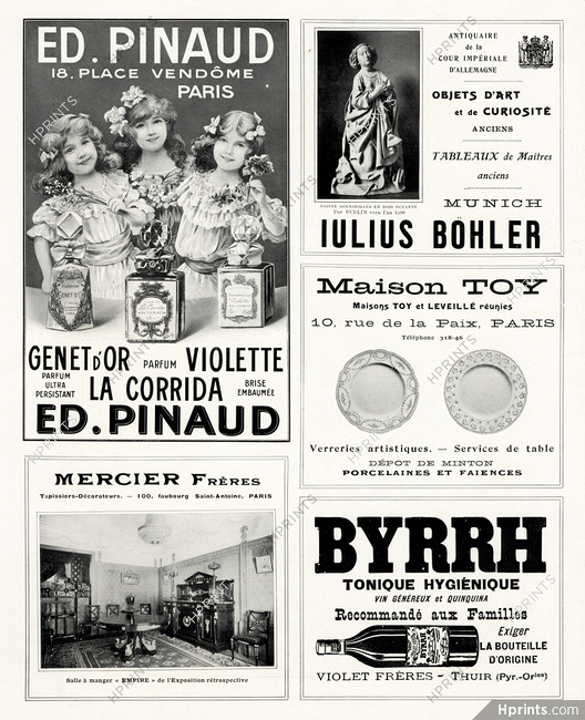 Pinaud (Perfumes) 1909