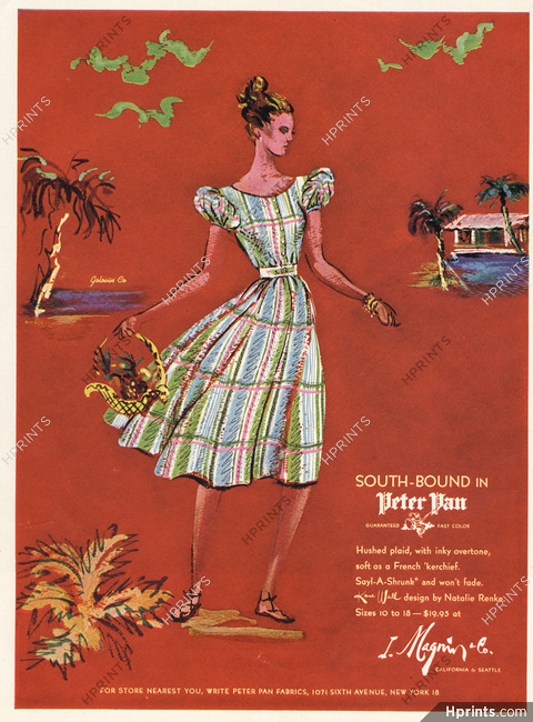 1952 PETER PAN Strapless Pointy Bra - Petty Women - 3 Figure Types -  VINTAGE AD