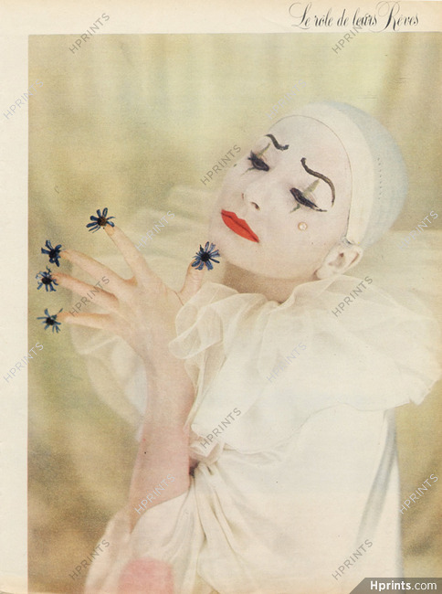 Zizi Jeanmaire 1959 "La Pantomime" Mime Debureau, Pierrot, Déguisement