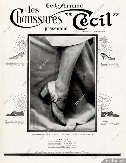 Cecil (Shoes) 1928 Soulier Wanda