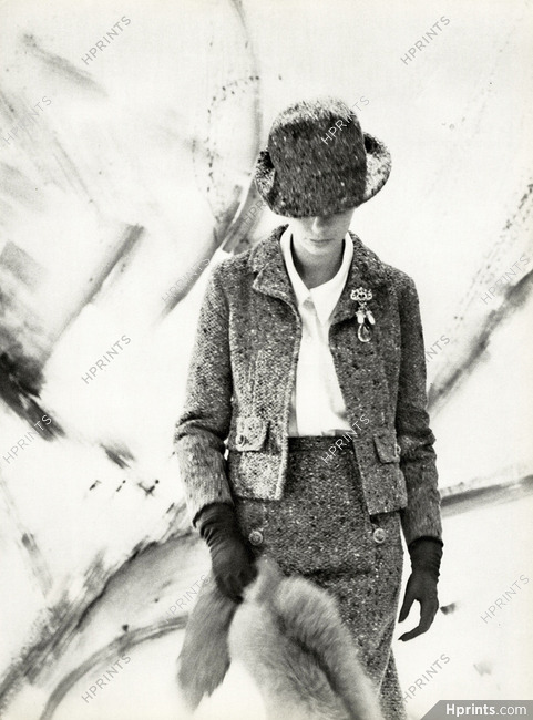 Jacques Esterel 1962 Tailleur en tweed, Perrot