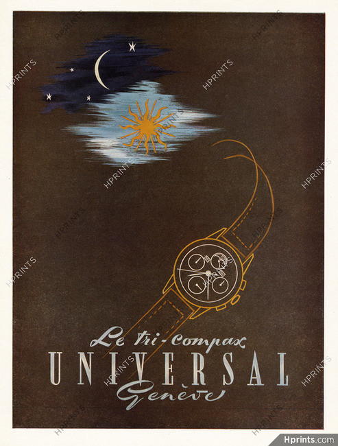 Universal 1947 Le Tri-Compax, Genève