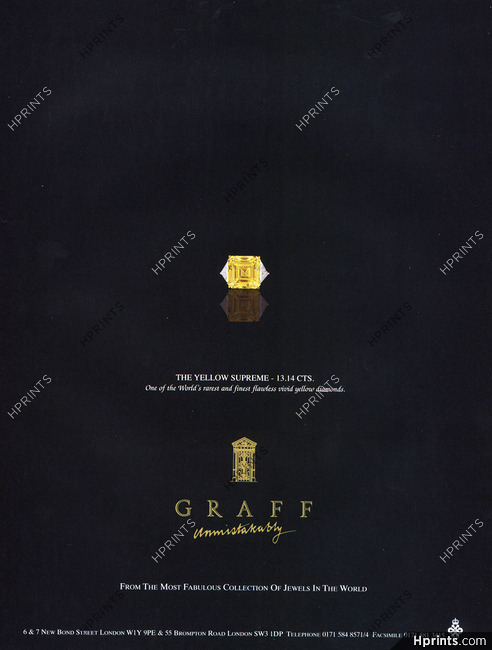 Graff (High Jewelry) 1995 Yellow Supreme