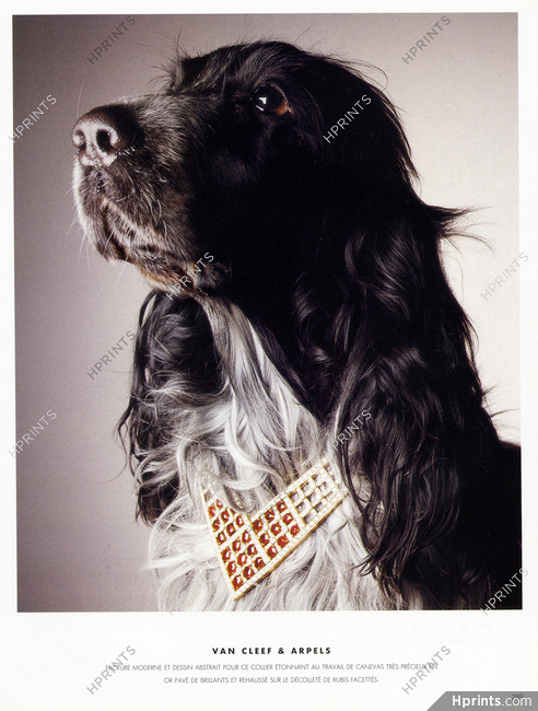 Van Cleef & Arpels 1991 Necklace, Dog, Photo Jean-Louis Bloch-Lainé