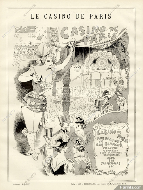 Casino De Paris 1890 Advert
