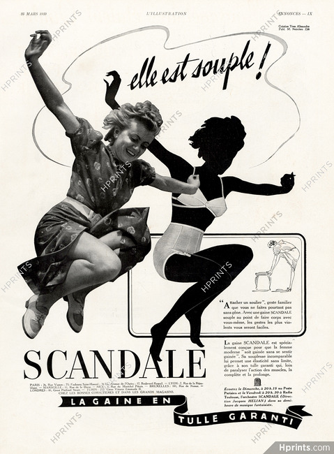 Scandale 1939 Girdle, Bra