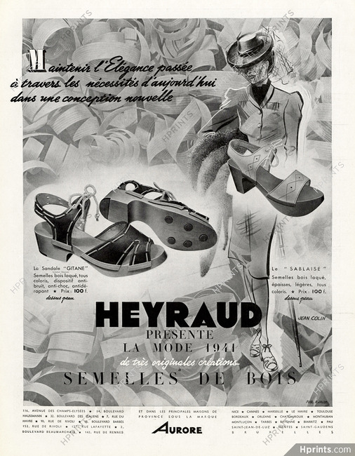 Heyraud 1941 Sandale Gitane, Jean Colin