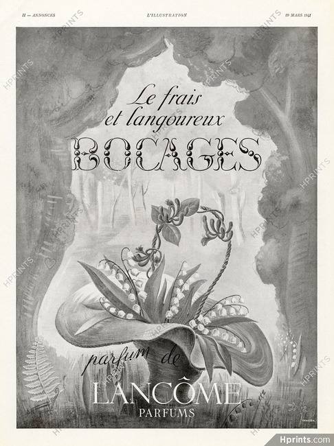 Lancôme (Perfumes) 1941 Bocages