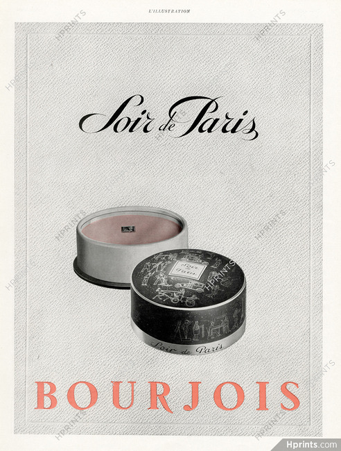 Bourjois (Cosmetics) 1940 Soir De Paris, Powder