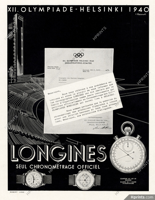 Longines 1939 Olympiade Helsinki 1940, Louis Ferrand
