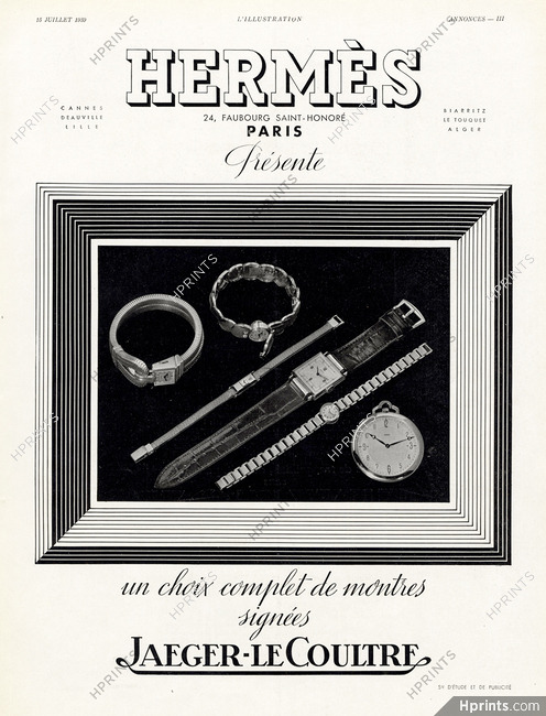 Hermès & Jaeger-leCoultre (Watches) 1939