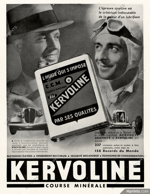 Kervoline (Motor Oil) 1934