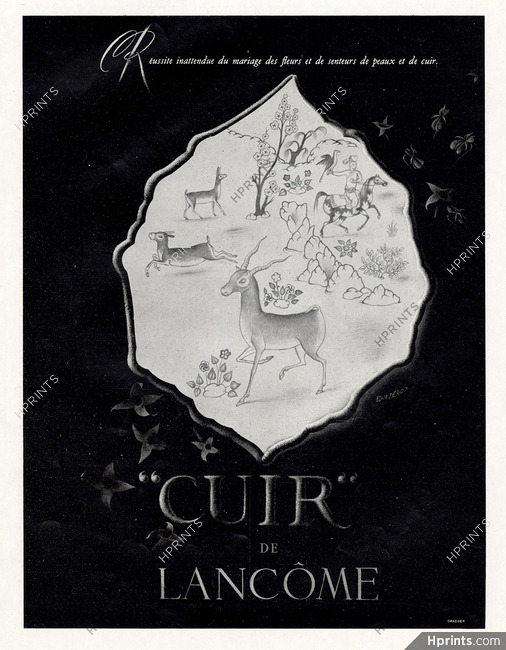 Lancôme (Perfumes) 1940 Cuir, Hunting, Persian, E-M Pérot