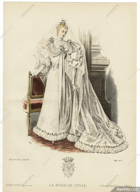 La Mode de Style 1894 N°527 Wedding Dress