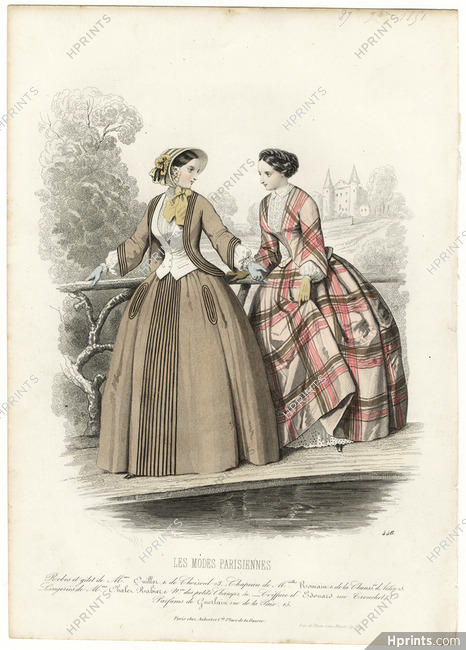 Les Modes Parisiennes 1851 N°448 Compte-Calix
