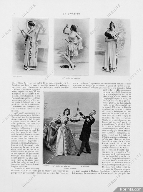 Cléo de Mérode 1912 Photos Reutlinger