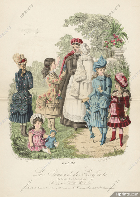 Le Journal des Enfants - Avril 1884 Children Costumes, Huard-Alice Dupin