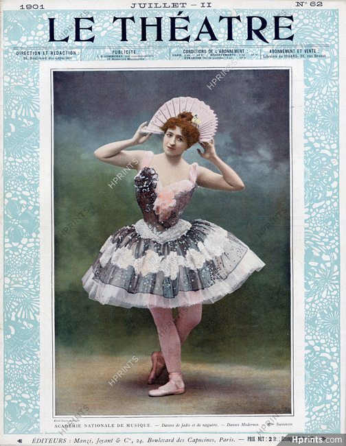 Emma Sandrini 1901 Prima ballerina