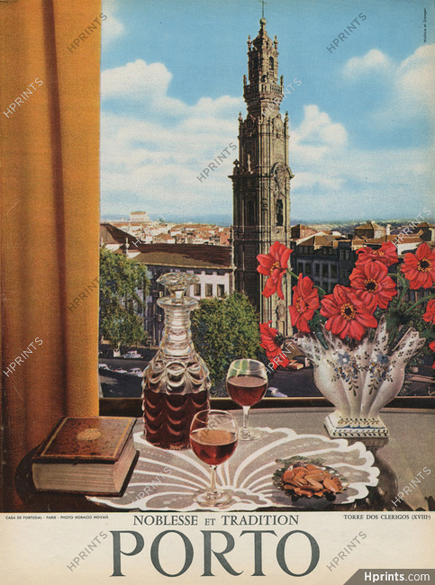 Porto 1961 photo Horacio Novais, Torre dos Clerigos