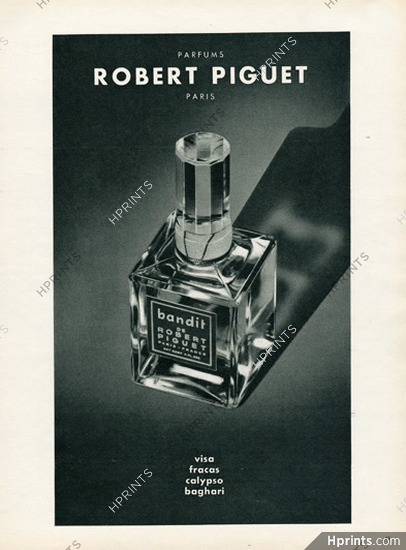 Robert Piguet (Perfumes) 1961 Bandit