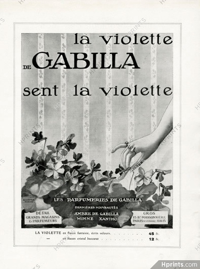 Gabilla (Perfumes) 1913 la Violette