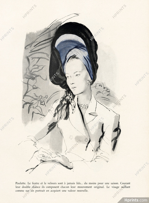 Paulette (Millinery) 1943 Delfau